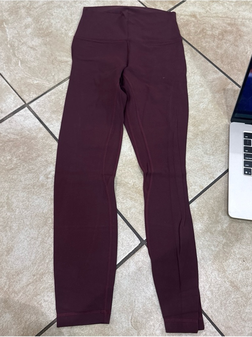 lululemon athletica High-Waist Burgundy Leggings